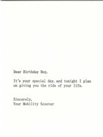 Dear Birthday Boy Birthday Card