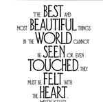 Hellen Keller "The Best and Beautiful" Card