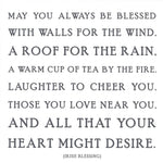Irish Blessing "May You Always Be Blessed" Card