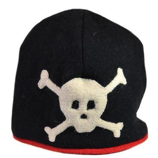 Upcycled Unisex Skull Cap Beanie Hat