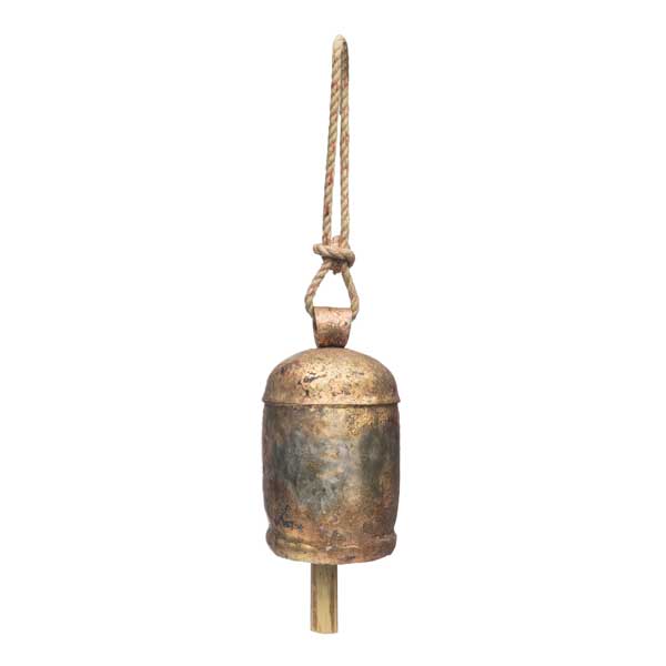 Buy Wholesale QI003608 7 in. Antique Style Large Decorative Metal Bell for  Garden and Home Decor