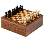 Fair Trade Rosewood Travel Chess Set