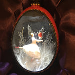 Nutcracker Duck Egg Ornament with LED Light