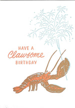 Have a Clawsome Birthday Card