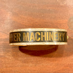 Upcycled Machine Tag Cuffs