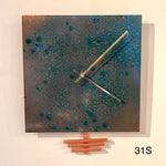 Patina Copper Galaxy Wall Clocks