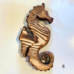 Reclaimed Wood Sea Horses