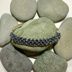 Oxidized Sterling Silver Pinecone Cuff