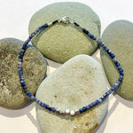 One of a Kind Faceted Square Cut Sapphire Bracelets
