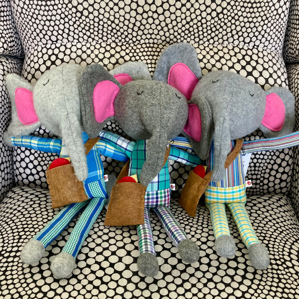 Upcycled Clothing Elephants