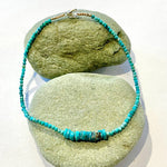 One of a Kind Faceted Turquoise Bracelets