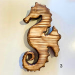 Reclaimed Wood Sea Horses