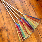 Handmade Rainbow Brooms