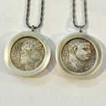 Silver Tetra Drachma of Emperor Nero Coin Necklaces