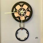 Recycled Bike Gears Wall Clocks