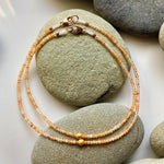 One of a Kind Carnelian and 18K Gold Bracelets