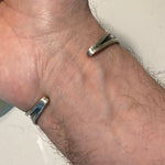 Dragon Fly Sterling Silver Wire Cuff