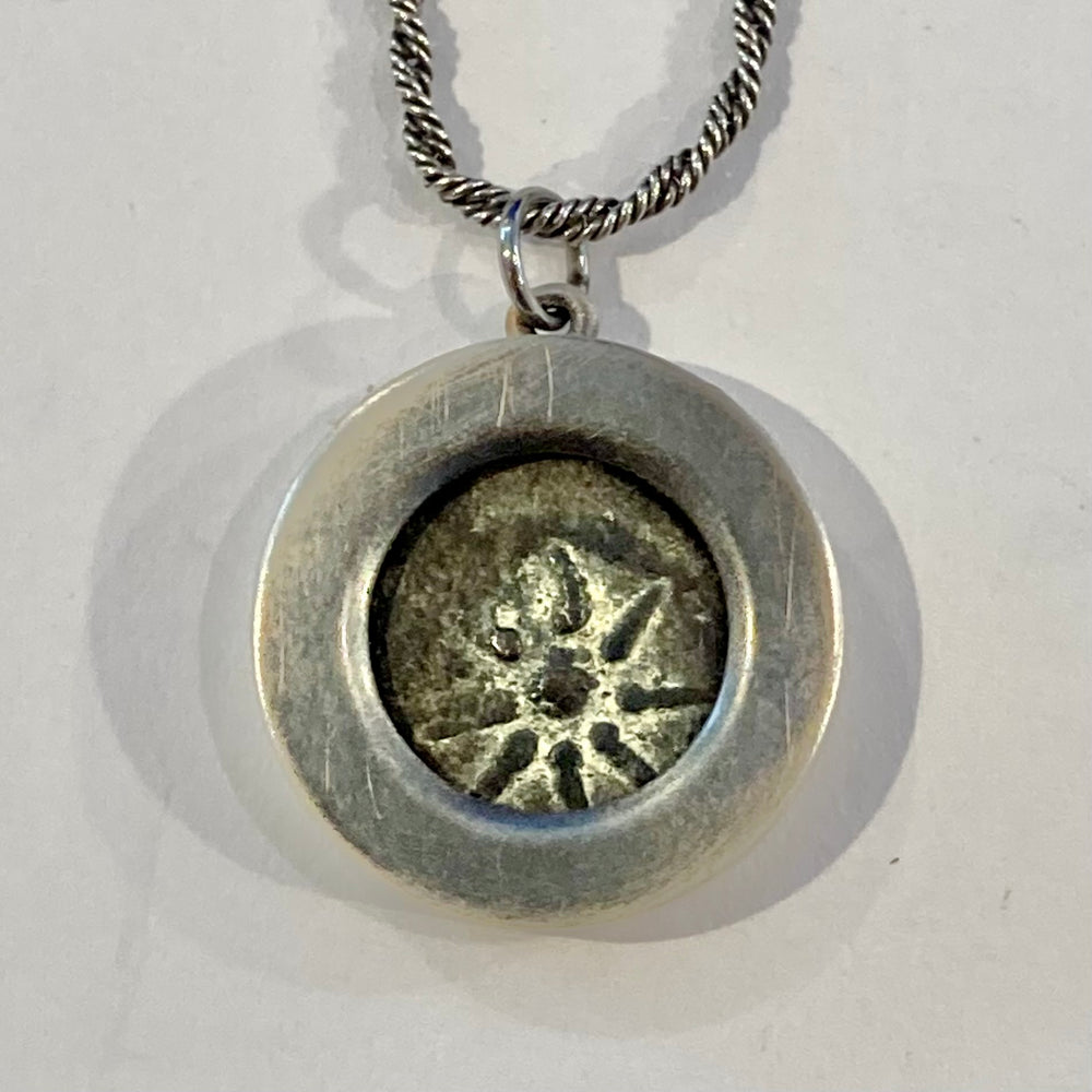 Bronze Prutah "Widow's Mite" Coin of King Alexander Jannaeus Necklaces