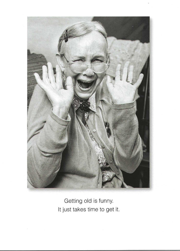 Getting Old is Funny Birthday Card