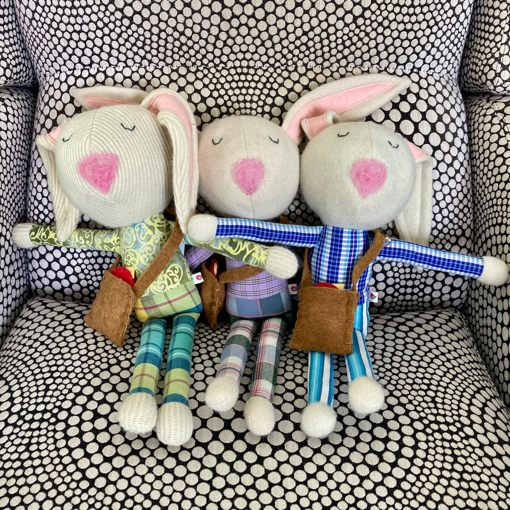 Upcycled Clothing Bunnies