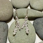 Sterling Silver Cedar Branch Earrings