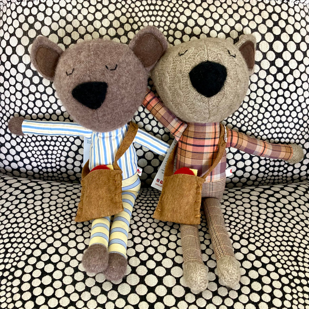 Upcycled Clothing Bears