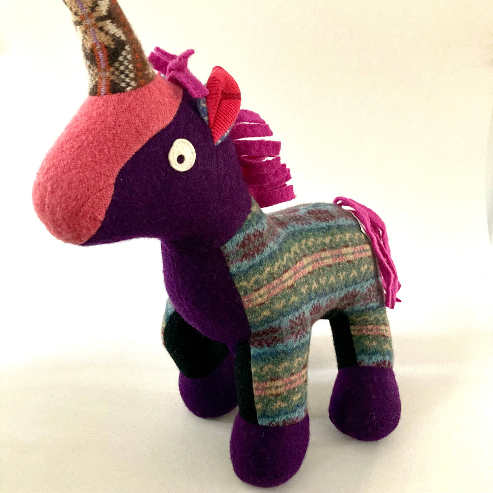 Upcycled Wool Sweater Unicorns