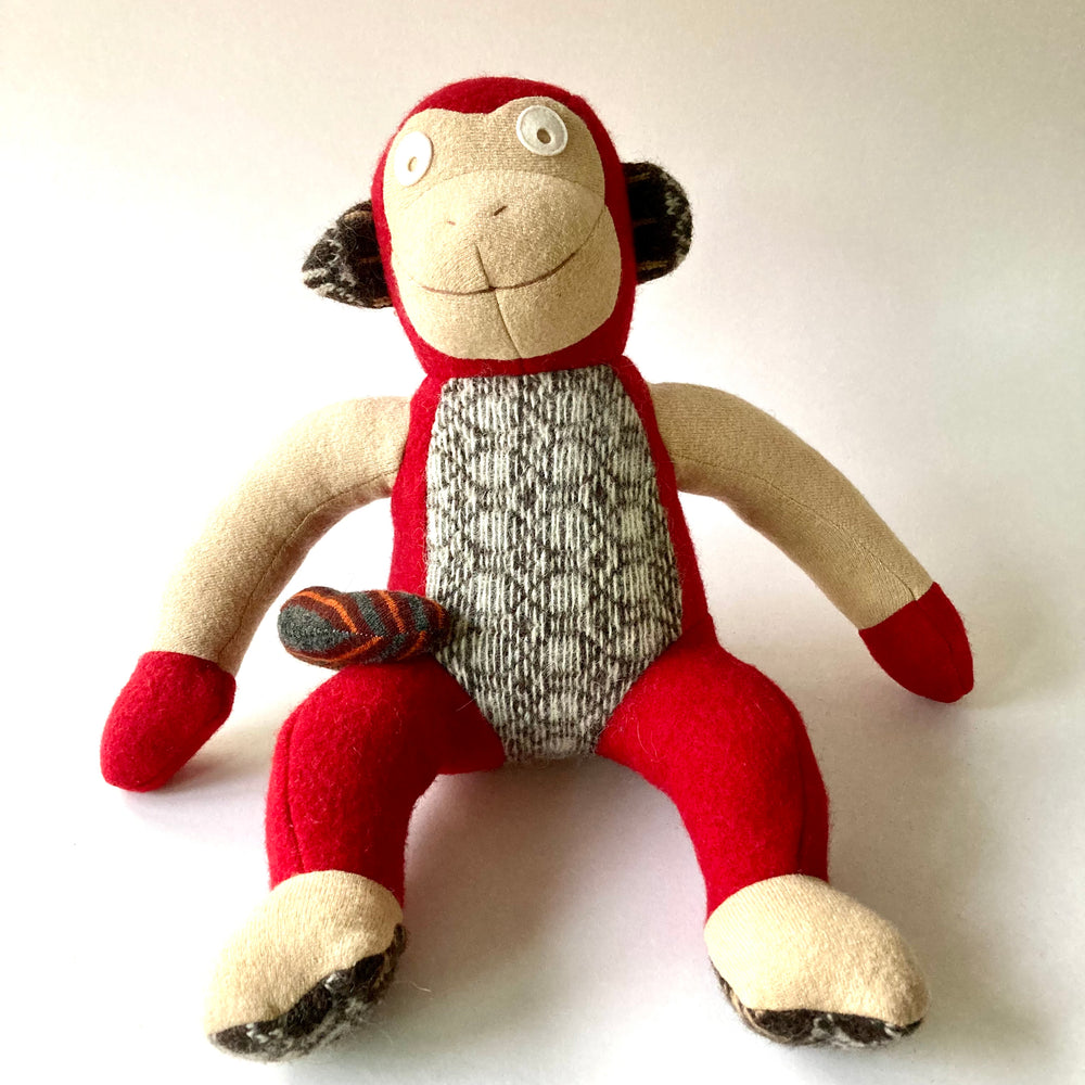 Upcycled Wool Sweater Monkeys
