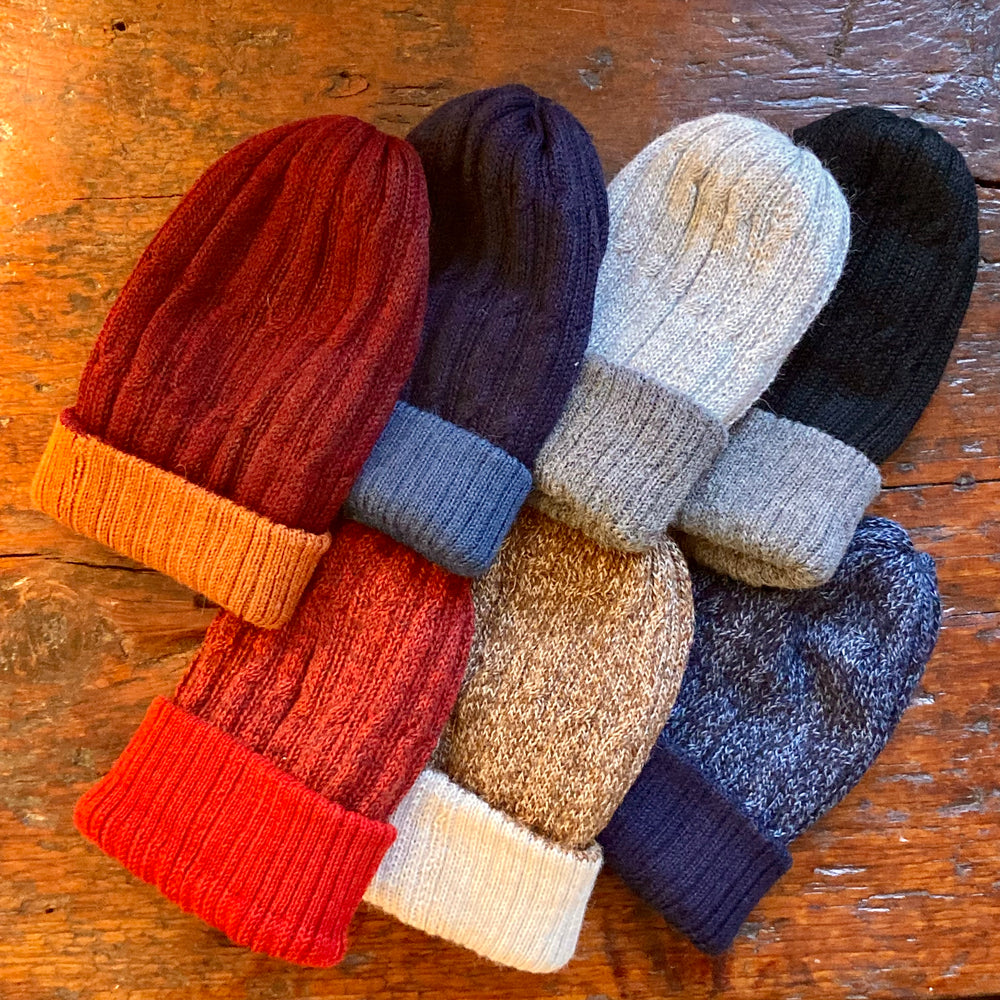 Fair Trade Alpaca Reversible Knit Hats