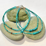 One of a Kind Faceted Turquoise Bracelets