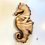 Reclaimed Wood Sea Horses