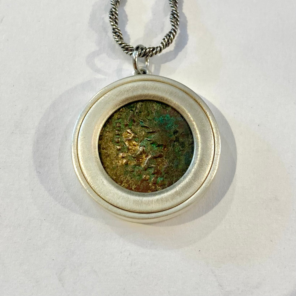 Bronze Bar Kokhba Prutah Coin Necklaces