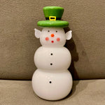 Glass Snow Leprechaun