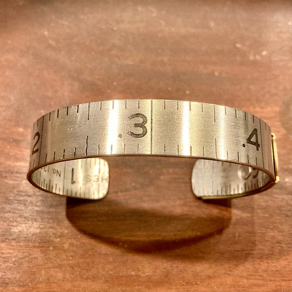 Upcycled Carpenter Ruler Cuffs