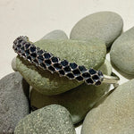 Oxidized Sterling Silver Pinecone Cuff