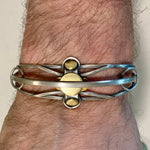 Dragon Fly Sterling Silver Wire Cuff