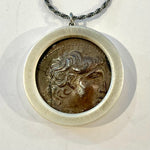 Silver Tetra Drachma of King Ptolmey I Coin Necklace