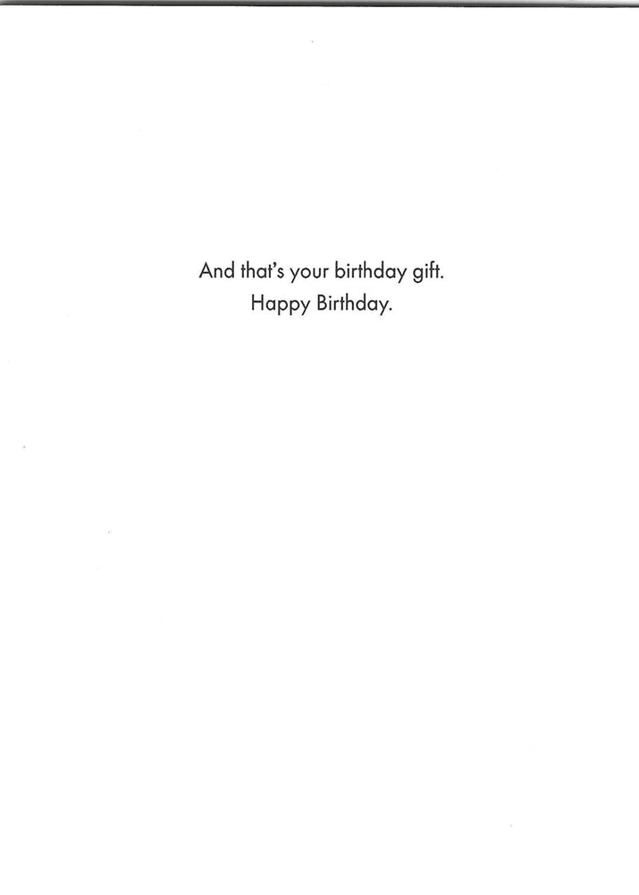 This Card Makes No Reference To Your Age Birthday Card