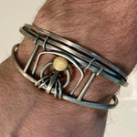 Carry The Torch Sterling Silver Wire Cuff