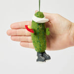 Fair Trade Wool Felt Pickleball Ornament