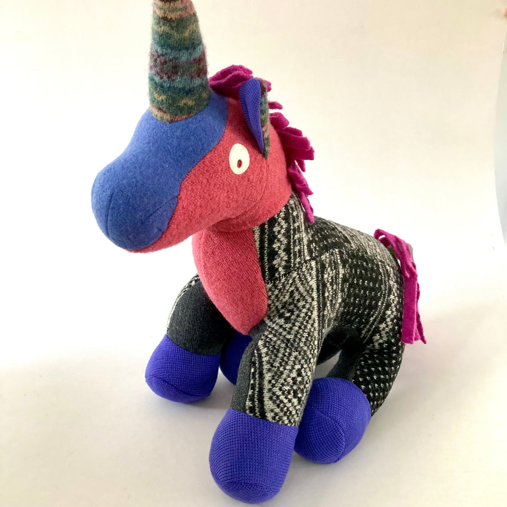 Upcycled Wool Sweater Unicorns