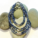 One of a Kind Faceted Square Cut Sapphire Bracelets