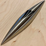 Brushed Metal Bauhaus Mezuzah