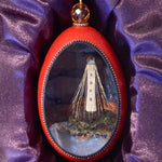 Pilgrim Monument Egg Ornament with LED Light