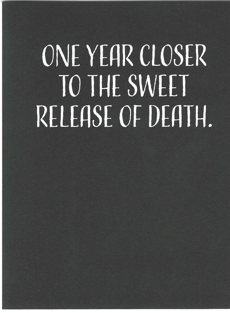 One Year Closer Birthday Card