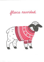Fleece Navidad Holiday Card