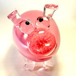 Glass Cartoon Pig