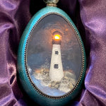 Safe Harbor Goose Egg Ornament with LED Light