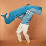 Lambswool Whale Bolster from England