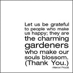Marcel Proust "Let Us Be Grateful" Card